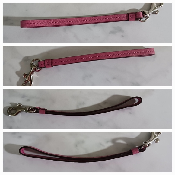 Coach Pink Leather Wrislet - Picture 6 of 11